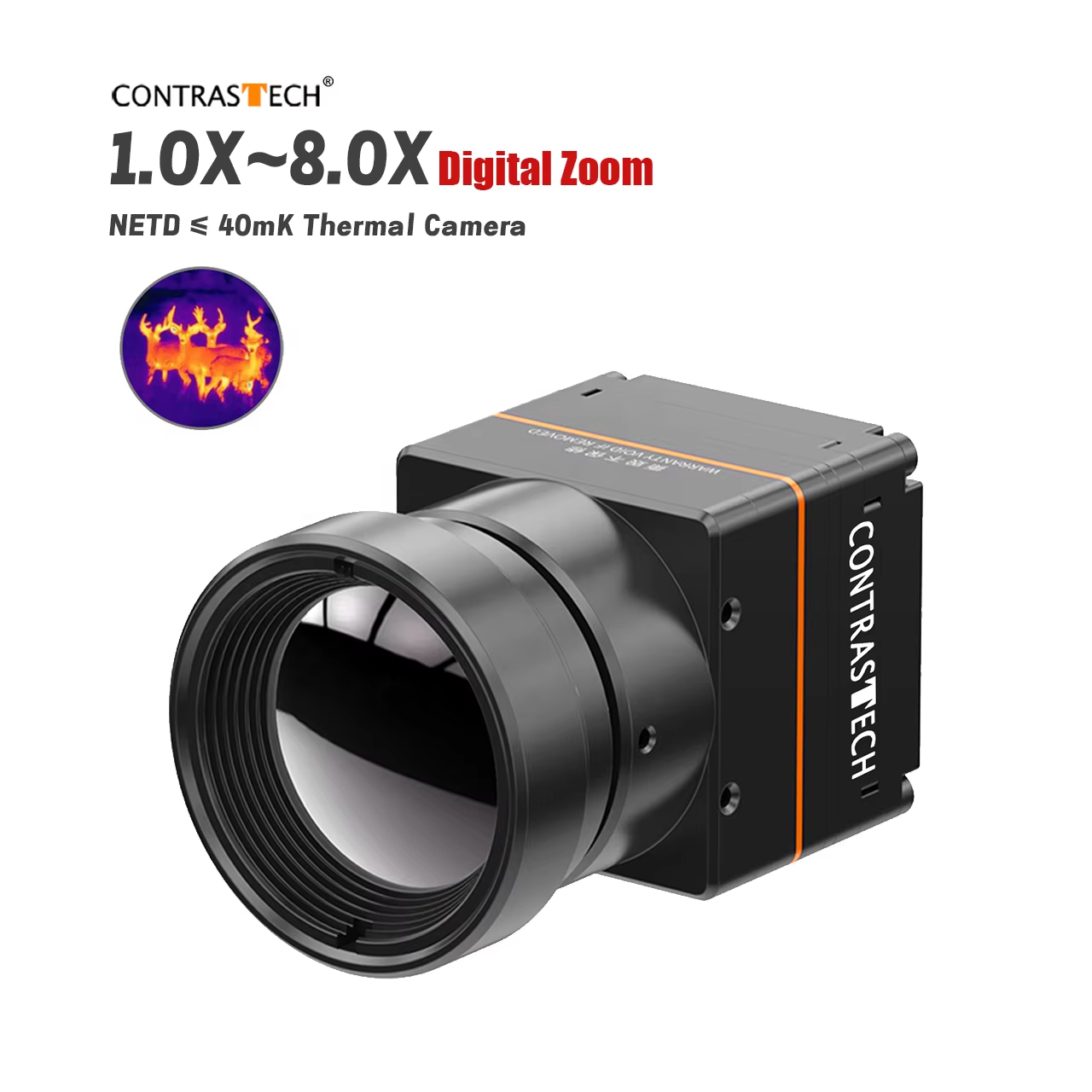 Drone Camera Thermal - 1-8X Dijital Zoom 640x512 Termal Kamera