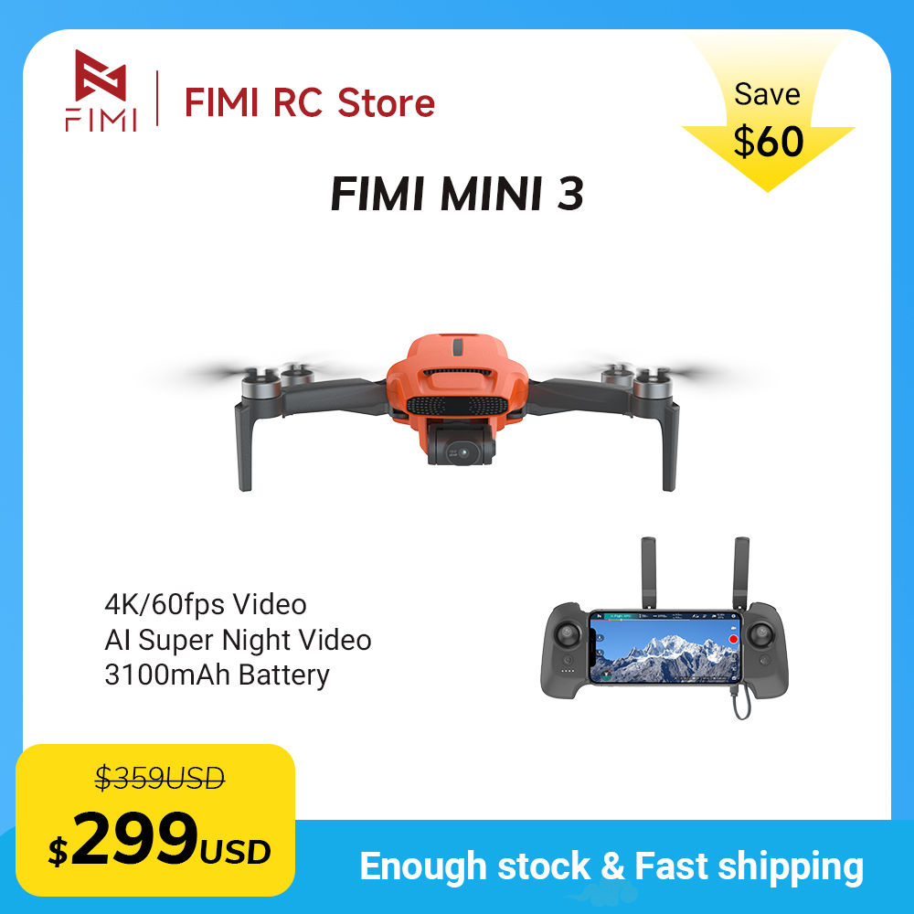 FIMI MINI 3 Kamera Drone 4K 60 - Drone Camera Night Vision incelemesi ve fiyatı